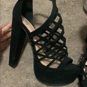 Black heels